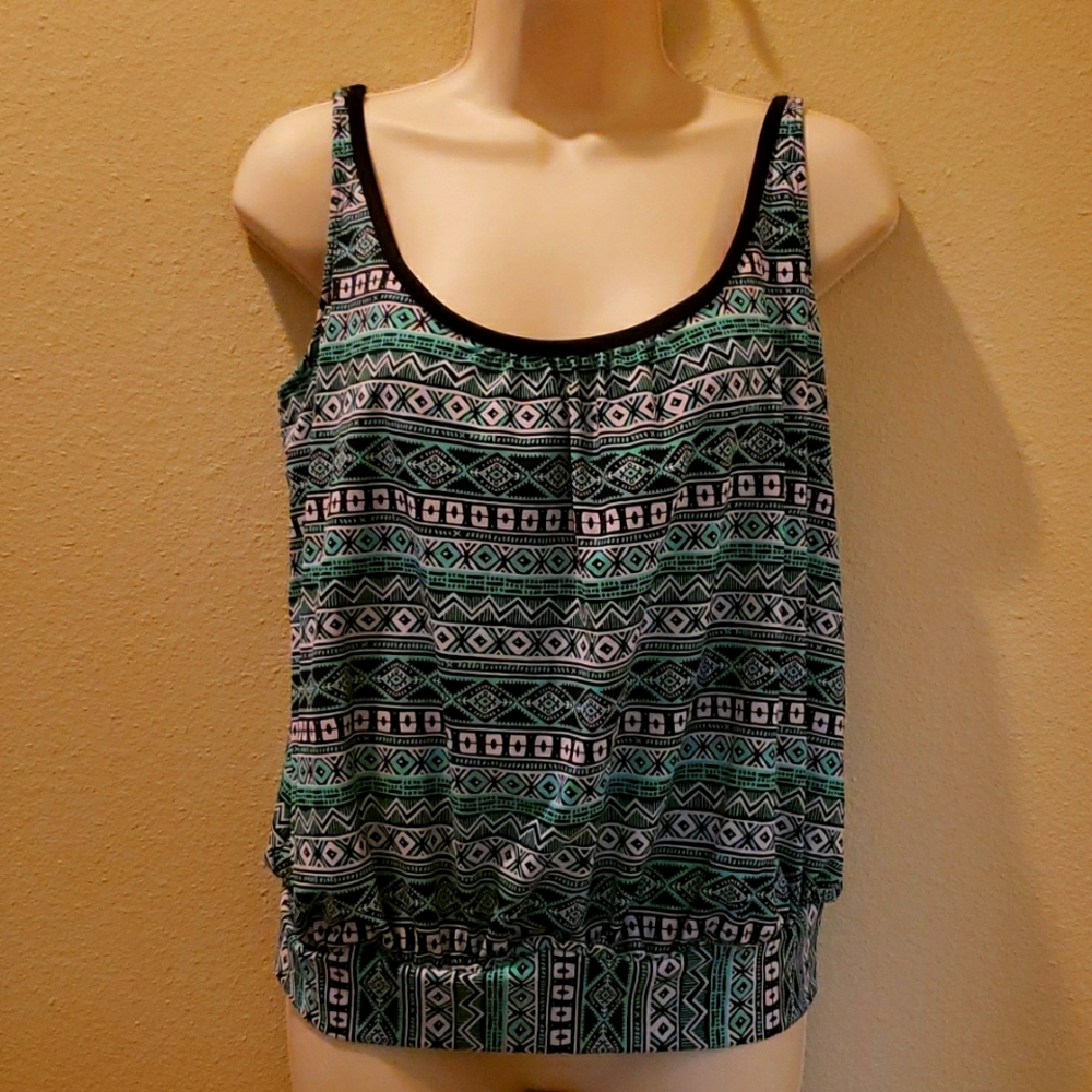 Venus Blouson Tankini Top